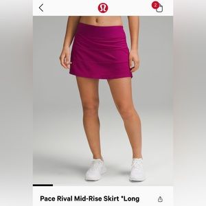 Lululemon Pace Rival Skirt in Navy